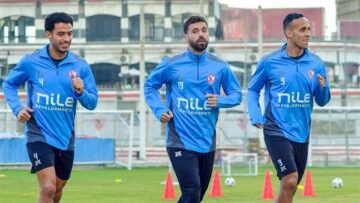 الزمالك يختتم تدريباته استعدادا للقاء بلاك بولز الموزمبيقى