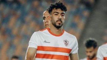 الزناري يؤدي تدريبات تأهيلية على هامش مران الزمالك